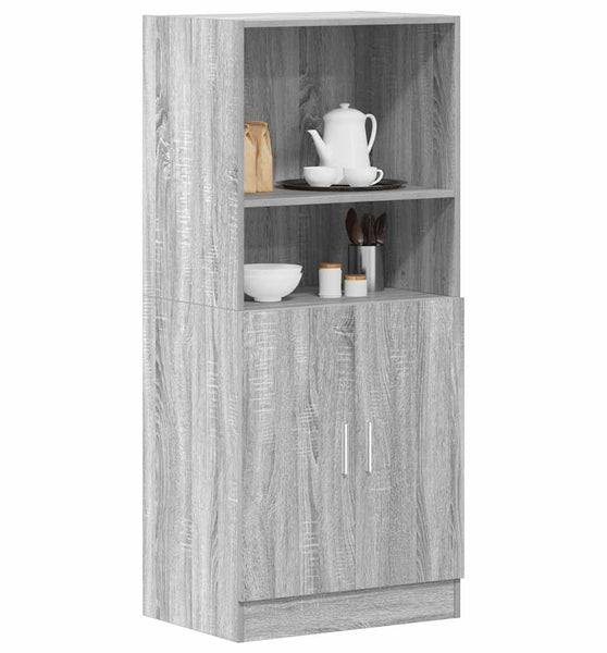 Küchenschrank Grau Sonoma 57x41,5x131,5 cm Holzwerkstoff