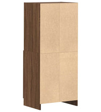 Küchenschrank Braun Eichen-Optik 57x41,5x131,5 cm Holzwerkstoff