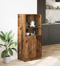 Küchenschrank Altholz-Optik 57x41,5x131,5 cm Holzwerkstoff