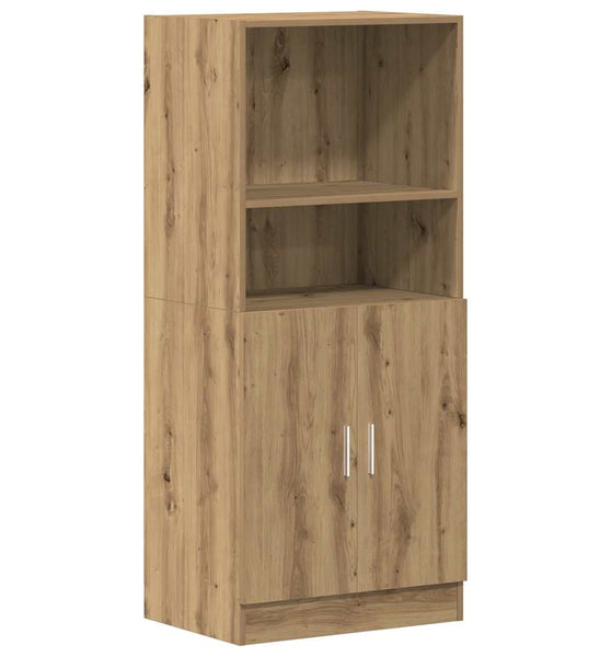Küchenschrank Artisan-Eiche 57x41,5x131,5 cm Holzwerkstoff