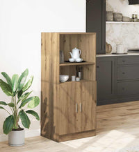 Küchenschrank Artisan-Eiche 57x41,5x131,5 cm Holzwerkstoff