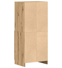 Küchenschrank Artisan-Eiche 57x41,5x131,5 cm Holzwerkstoff