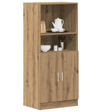 Küchenschrank Artisan-Eiche 57x41,5x131,5 cm Holzwerkstoff