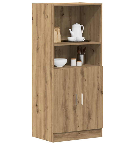 Küchenschrank Artisan-Eiche 57x41,5x131,5 cm Holzwerkstoff