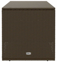 Outdoor-Kissenbox Braun 100x55x55,5 cm Poly Rattan