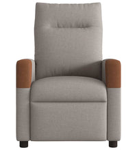 Relaxsessel Taupe Stoff