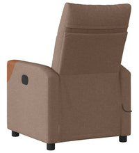 Massagesessel Braun Stoff