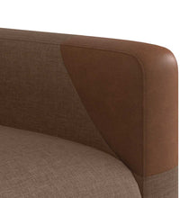 Massagesessel Braun Stoff