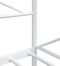 Tagesbett ohne Matratze Weiß 90x200 cm Stahl