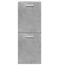3-tlg. Badmöbel-Set Betongrau Holzwerkstoff