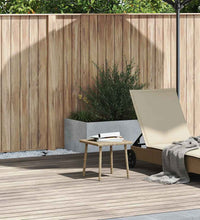 Garten-Couchtisch Rechteckig Beige 40x40x37 cm Poly Rattan