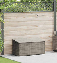 Garten-Auflagenbox Grau 110x50x58 cm Poly Rattan