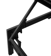 Sonnenliege mit Auflage Schwarz Poly-Rattan