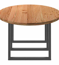 Esstisch Hellbraun 280x120x74 cm Massivholz Eiche Oval