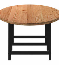 Esstisch Hellbraun 280x120x74 cm Massivholz Eiche Oval