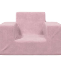 Kindersofa Rosa Weich Plüsch