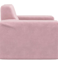 Kindersofa Rosa Weich Plüsch