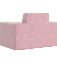 Kindersofa Rosa Weich Plüsch