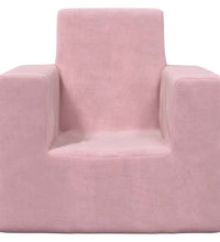 Kindersofa Rosa Weich Plüsch