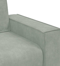 Sessel Hellgrau 59 cm Samt