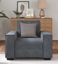 Sessel Dunkelgrau 59 cm Samt