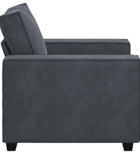 Sessel Dunkelgrau 59 cm Samt