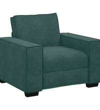 Sessel Dunkelgrün 59 cm Samt