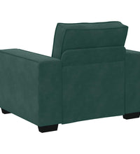 Sessel Dunkelgrün 59 cm Samt