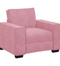 Sessel Rosa 59 cm Samt