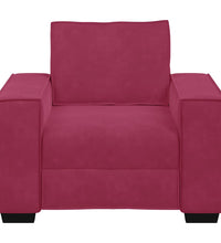 Sessel Weinrot 59 cm Samt