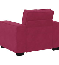 Sessel Weinrot 59 cm Samt