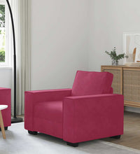 Sessel Weinrot 59 cm Samt