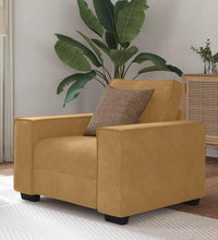Sessel Braun 59 cm Samt