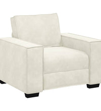 Sessel Creme 59 cm Samt