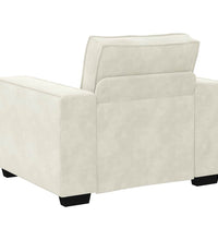 Sessel Creme 59 cm Samt