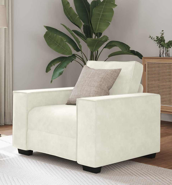 Sessel Creme 59 cm Samt