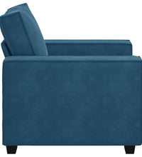 Sessel Blau 59 cm Samt