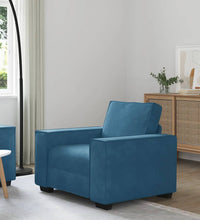 Sessel Blau 59 cm Samt