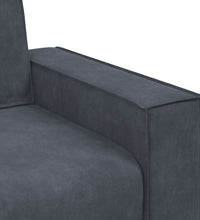 2-Sitzer-Sofa Dunkelgrau 120 cm Samt
