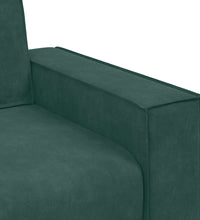 2-Sitzer-Sofa Dunkelgrün 120 cm Samt