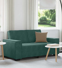 2-Sitzer-Sofa Dunkelgrün 120 cm Samt