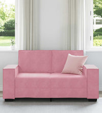 2-Sitzer-Sofa Rosa 120 cm Samt