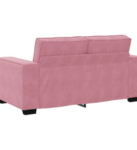 2-Sitzer-Sofa Rosa 120 cm Samt