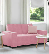 2-Sitzer-Sofa Rosa 120 cm Samt