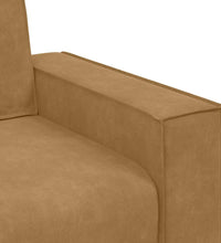 2-Sitzer-Sofa Braun 120 cm Samt