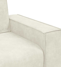 2-Sitzer-Sofa Creme 120 cm Samt