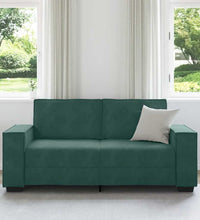 2-Sitzer-Sofa Dunkelgrün 140 cm Samt