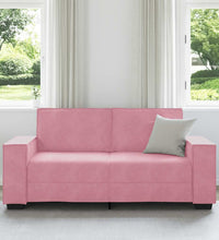 2-Sitzer-Sofa Rosa 140 cm Samt