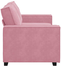 2-Sitzer-Sofa Rosa 140 cm Samt