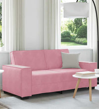 2-Sitzer-Sofa Rosa 140 cm Samt